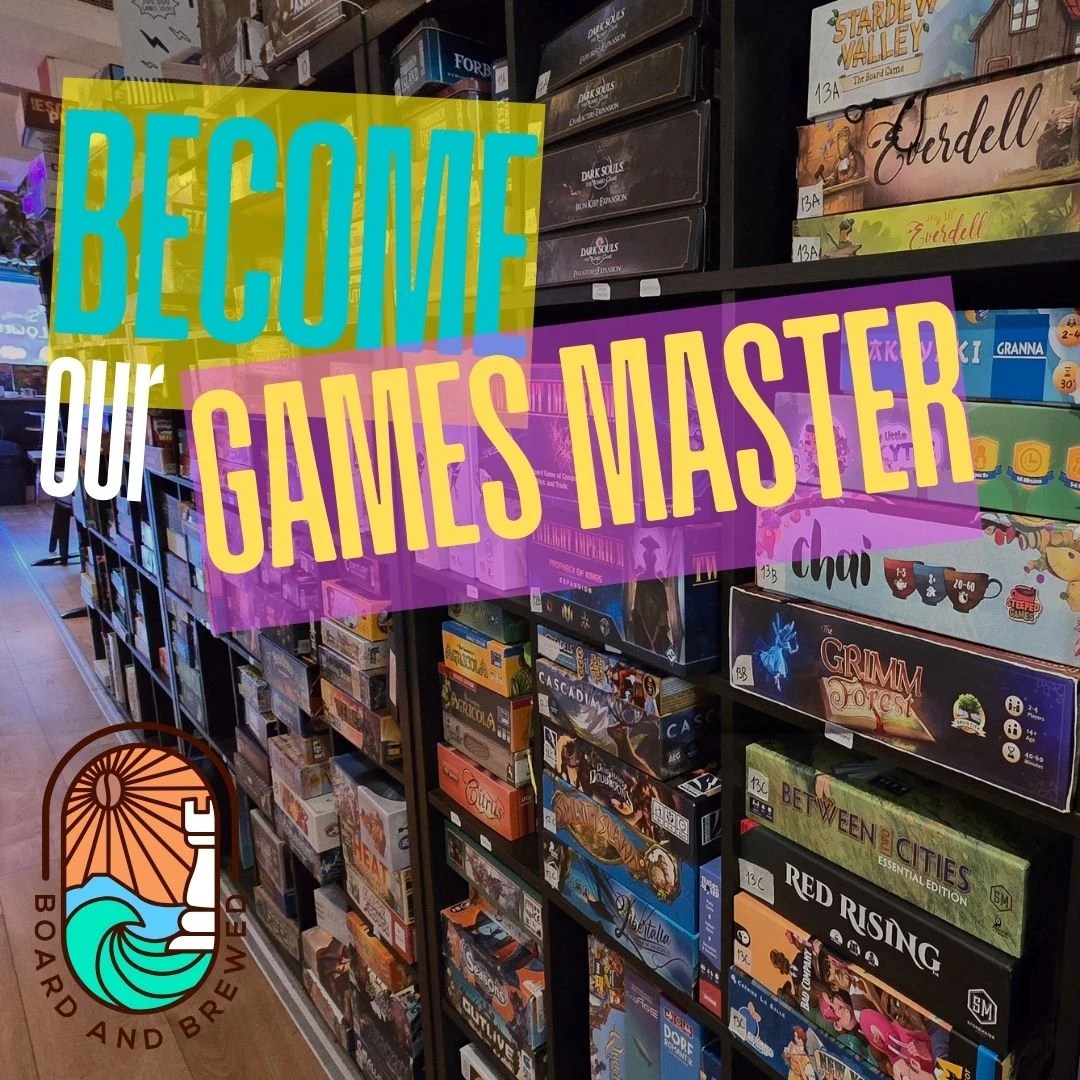 Become a Games Master at Board And Brewed!